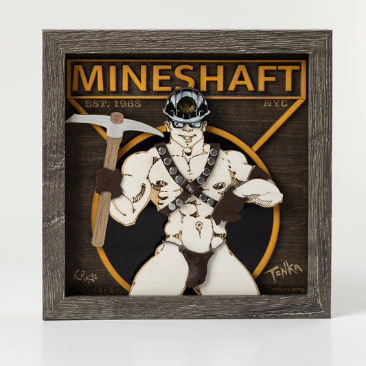 MineShaft 8x8 Leather Daddy Shadowbox | TonkaArt x QueerCraft