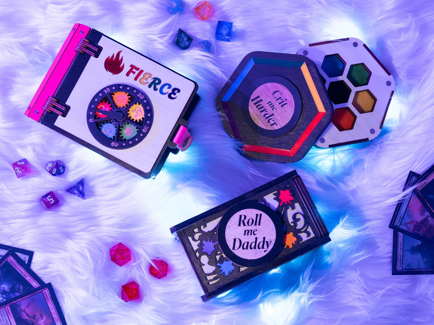 Gay Pride Dice Holder