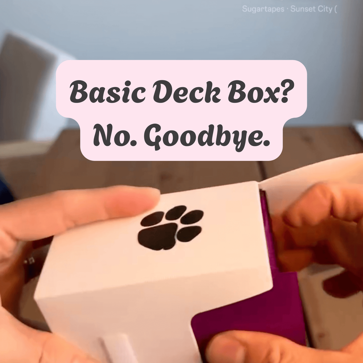 Pup Play Commander Deck Box with 40pt Life Counter