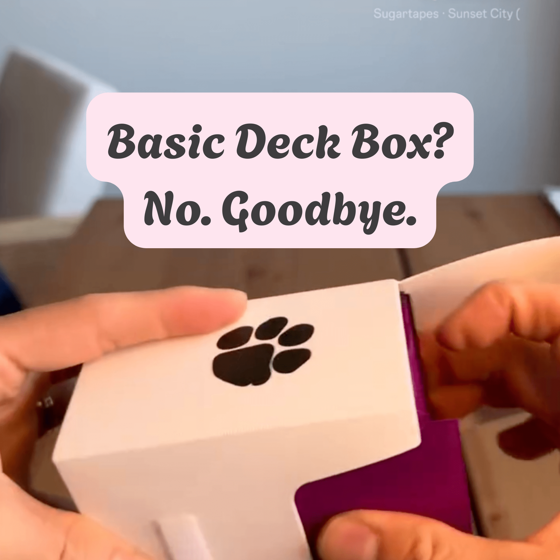 Pup Play Commander Deck Box with 40pt Life Counter