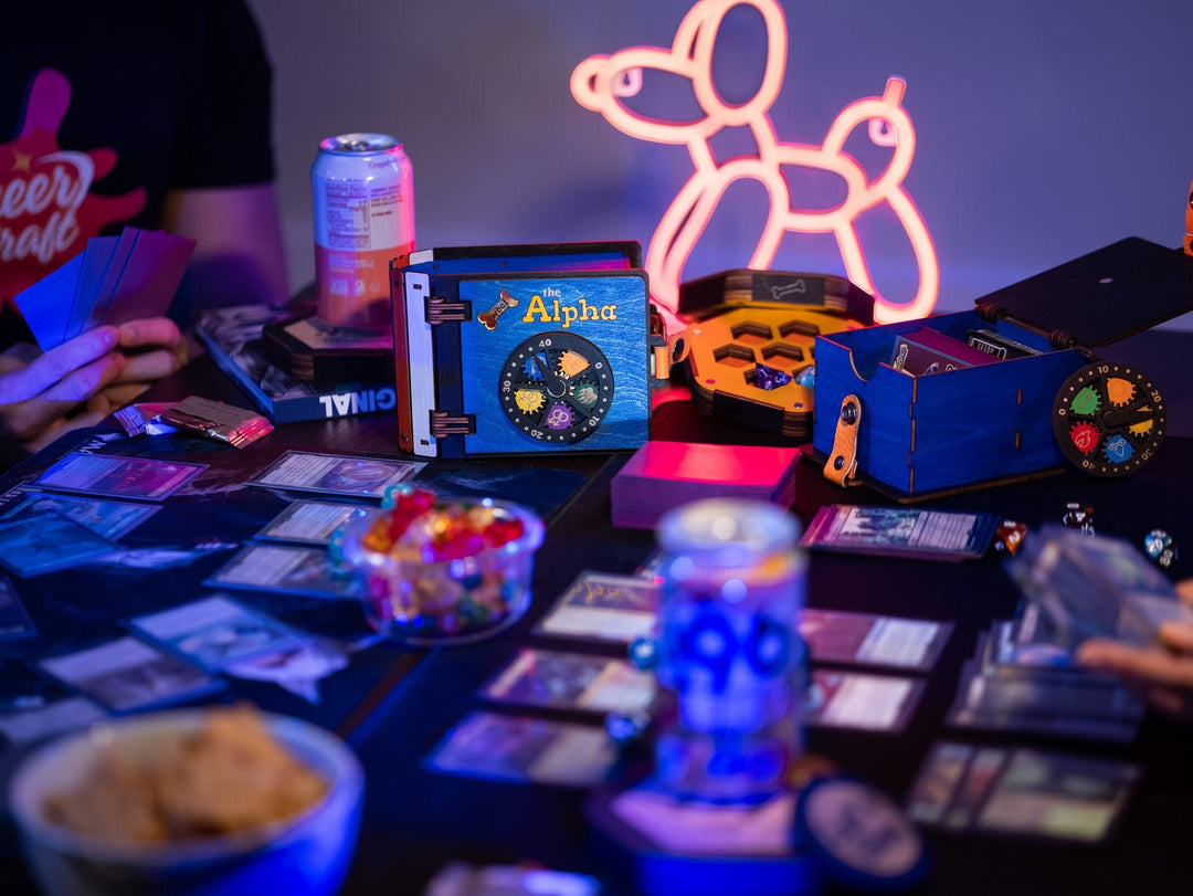 Pup Play Deck Box | 120+ Card Storage with Hit Counter - QueerCraft