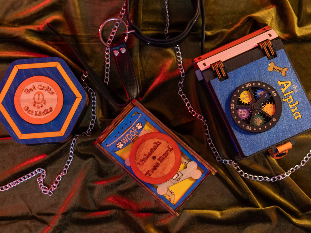 Pup Play Deck Box | 120+ Card Storage with Hit Counter - QueerCraft