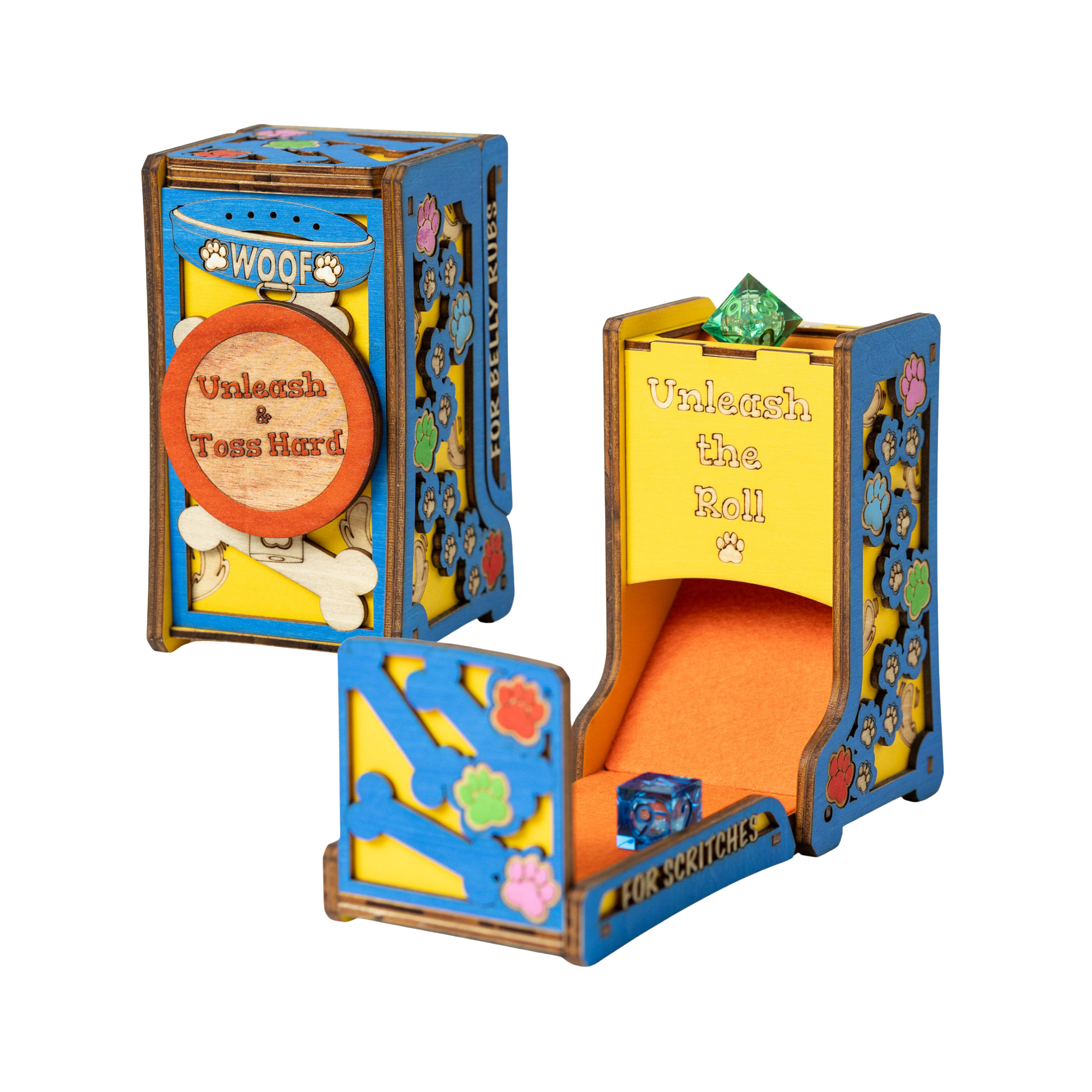 Pup Play Foldable Dice Tower