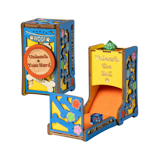 Pup Play Kink Foldable Dice Tower - QueerCraft