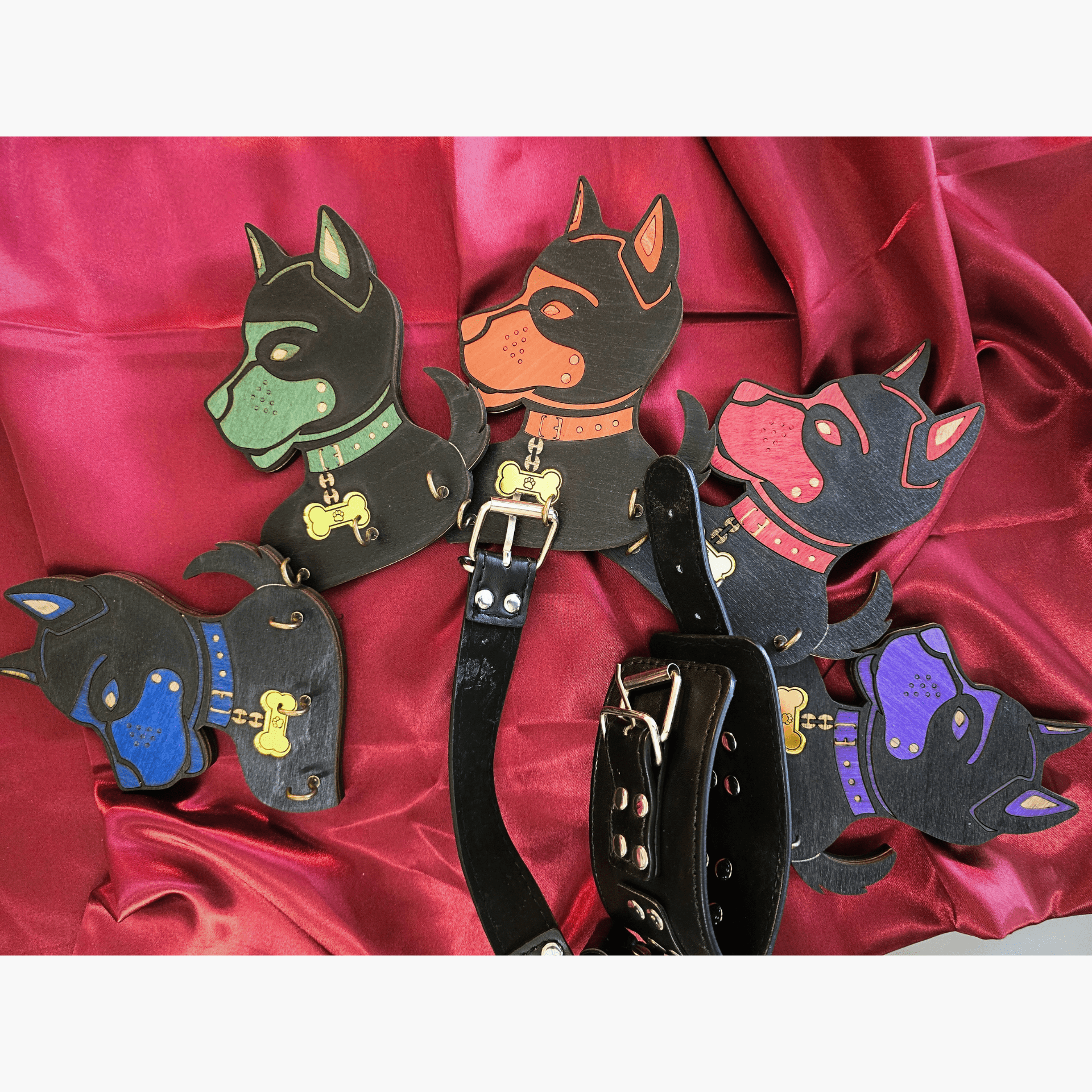 Pup Play Kinky Key Rack