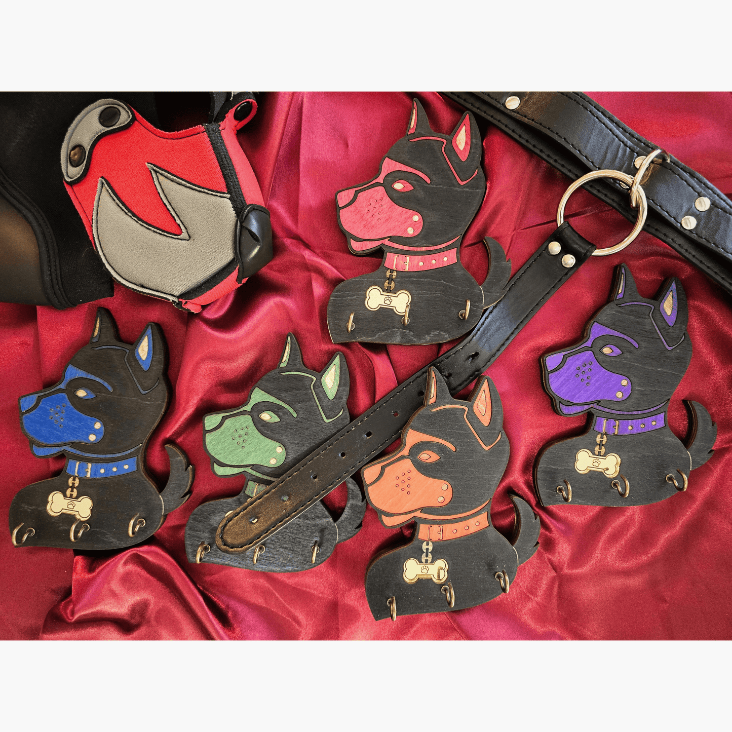 Pup Play Kinky Key Rack
