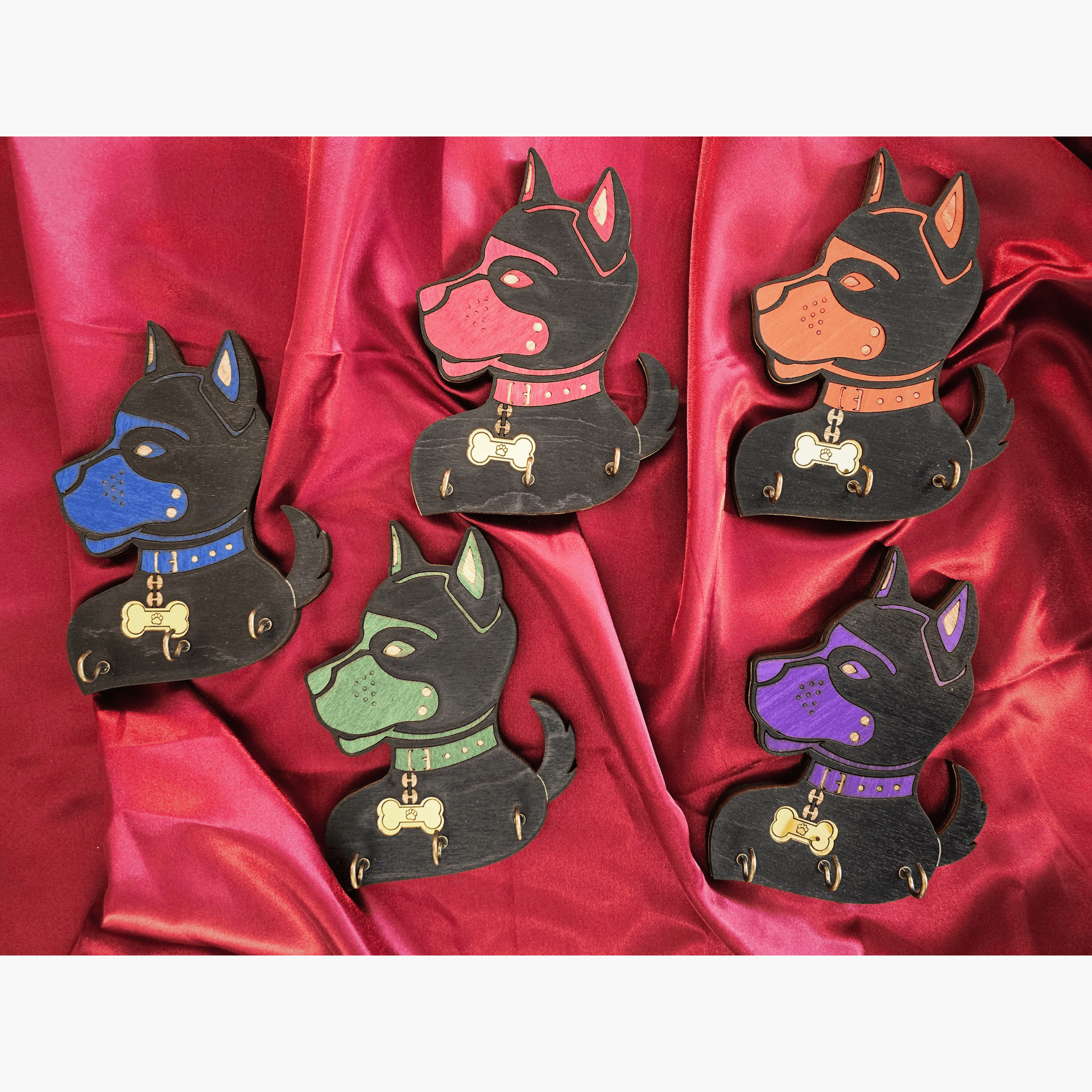 Pup Play Kinky Key Rack