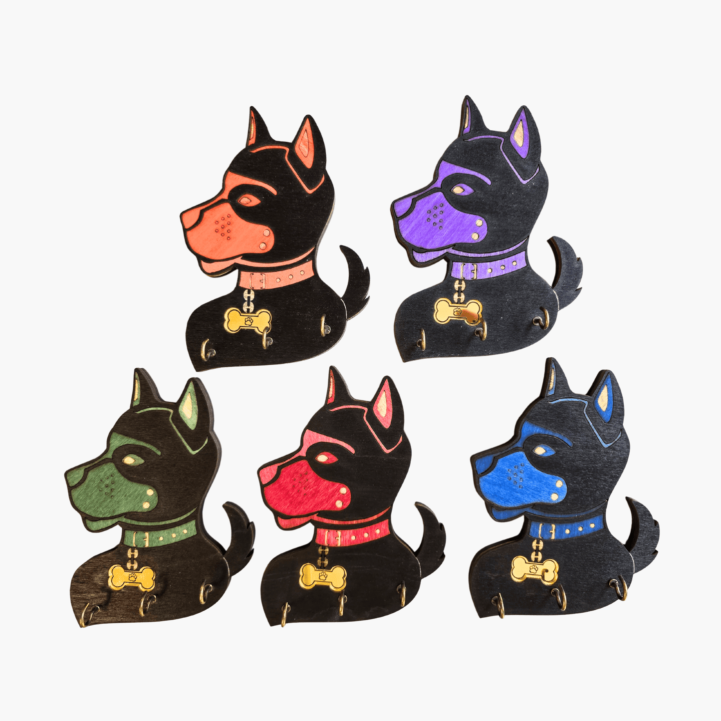 Pup Play Kinky Key Rack