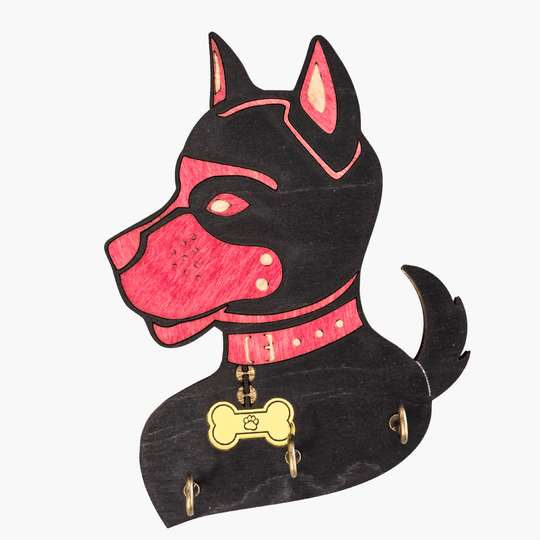Pup Play Kinky Key Rack - QueerCraft