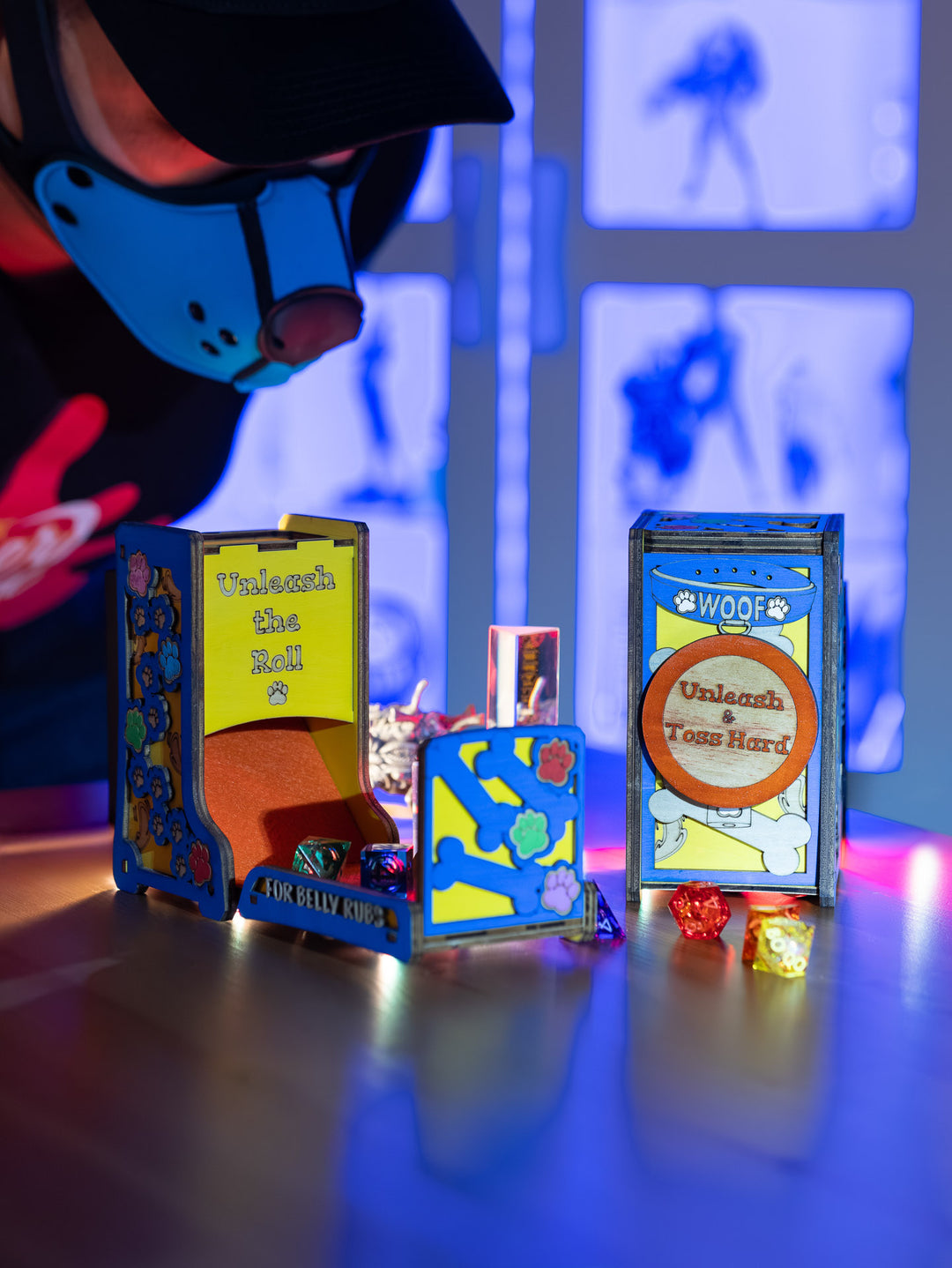 Foldable Dice Tower | Pup Play Edition