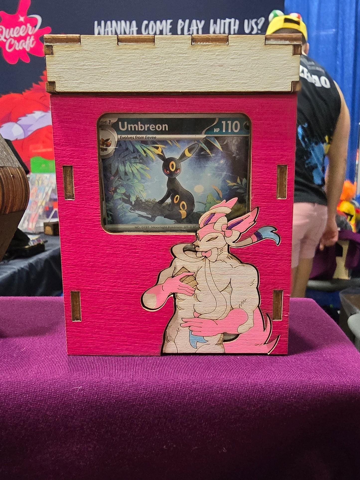 Sylveon Inspired Trans Pride Deck Box