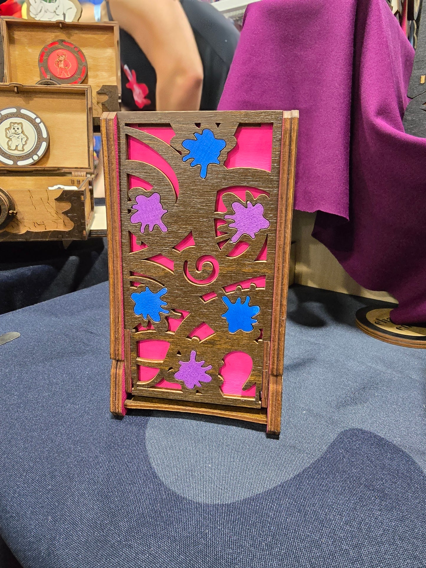 Bisexual Pride Folding Dice Tower