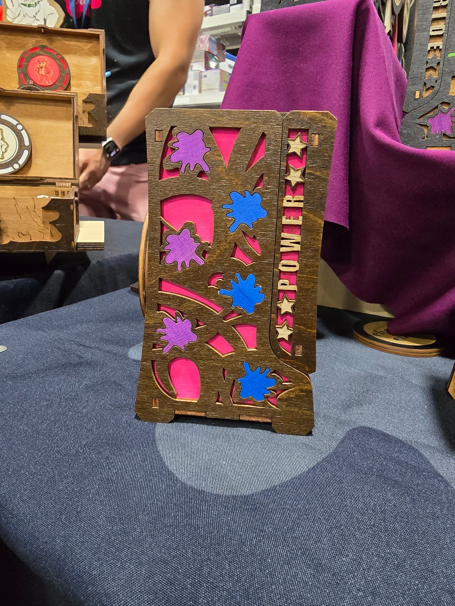 Bisexual Pride Folding Dice Tower