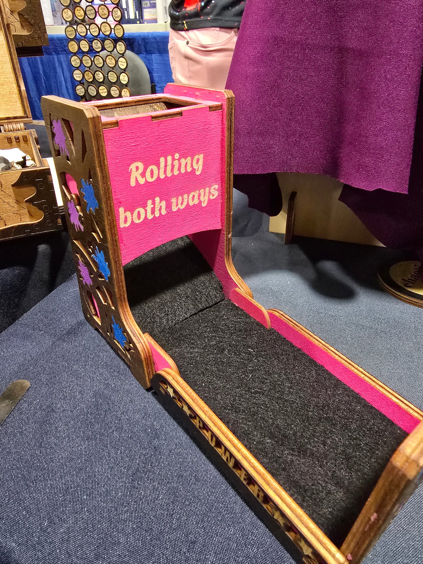 Bisexual Pride Folding Dice Tower