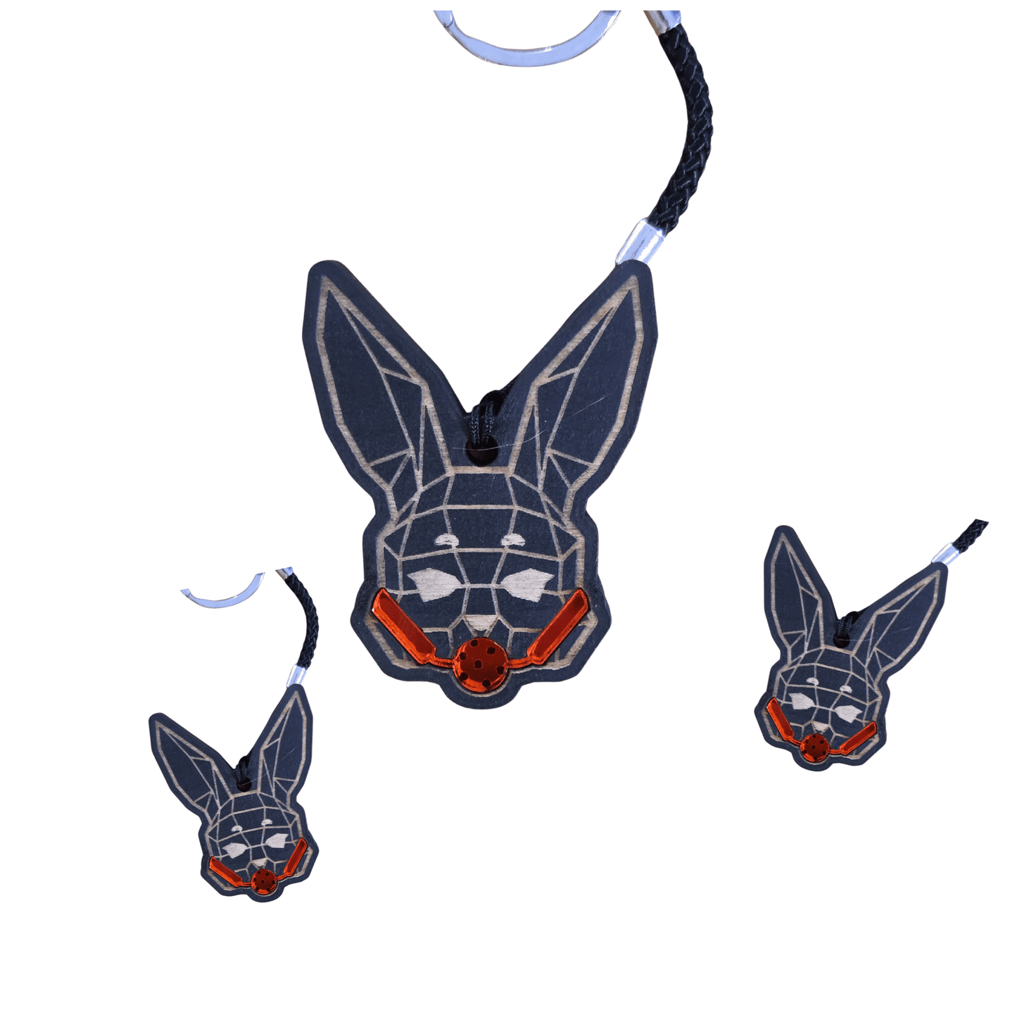 Rope Bunny Keychain