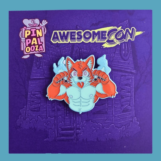 Spooky Wolf Furry Pin | AwesomeCon 2026