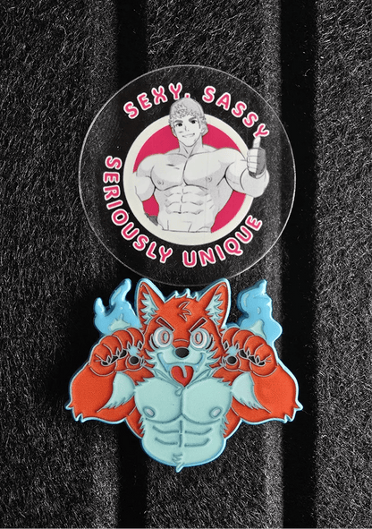 Spooky Wolf Furry Pin | AwesomeCon 2026
