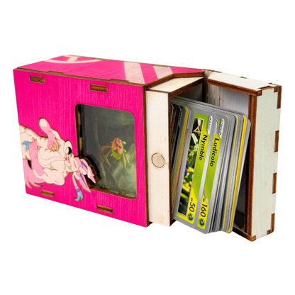 Sylveon Trans Pride Deck Box | 60-Card Storage for Pokemon TCG