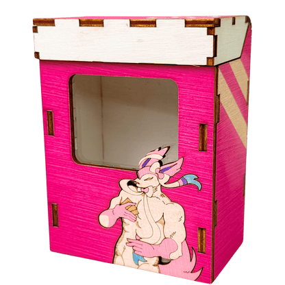 Sylveon Trans Pride Deck Box | 60-Card Storage for Pokemon TCG