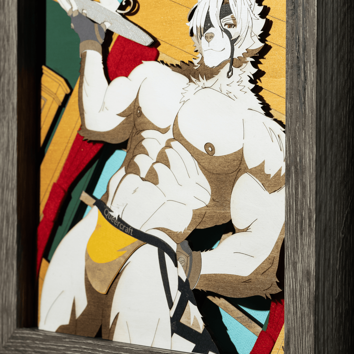 The Butler | 8x8 Furry Bara Shadowbox (ZZZ Von Lycaon Parody)