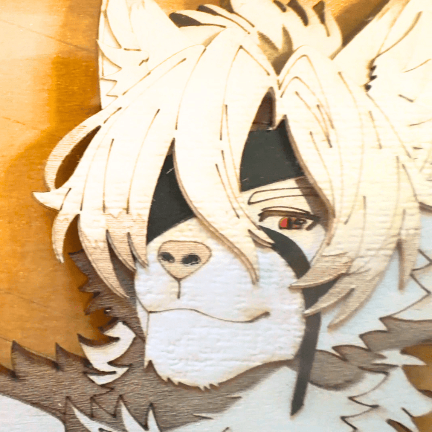 The Butler | 8x8 Furry Bara Shadowbox (ZZZ Von Lycaon Parody)