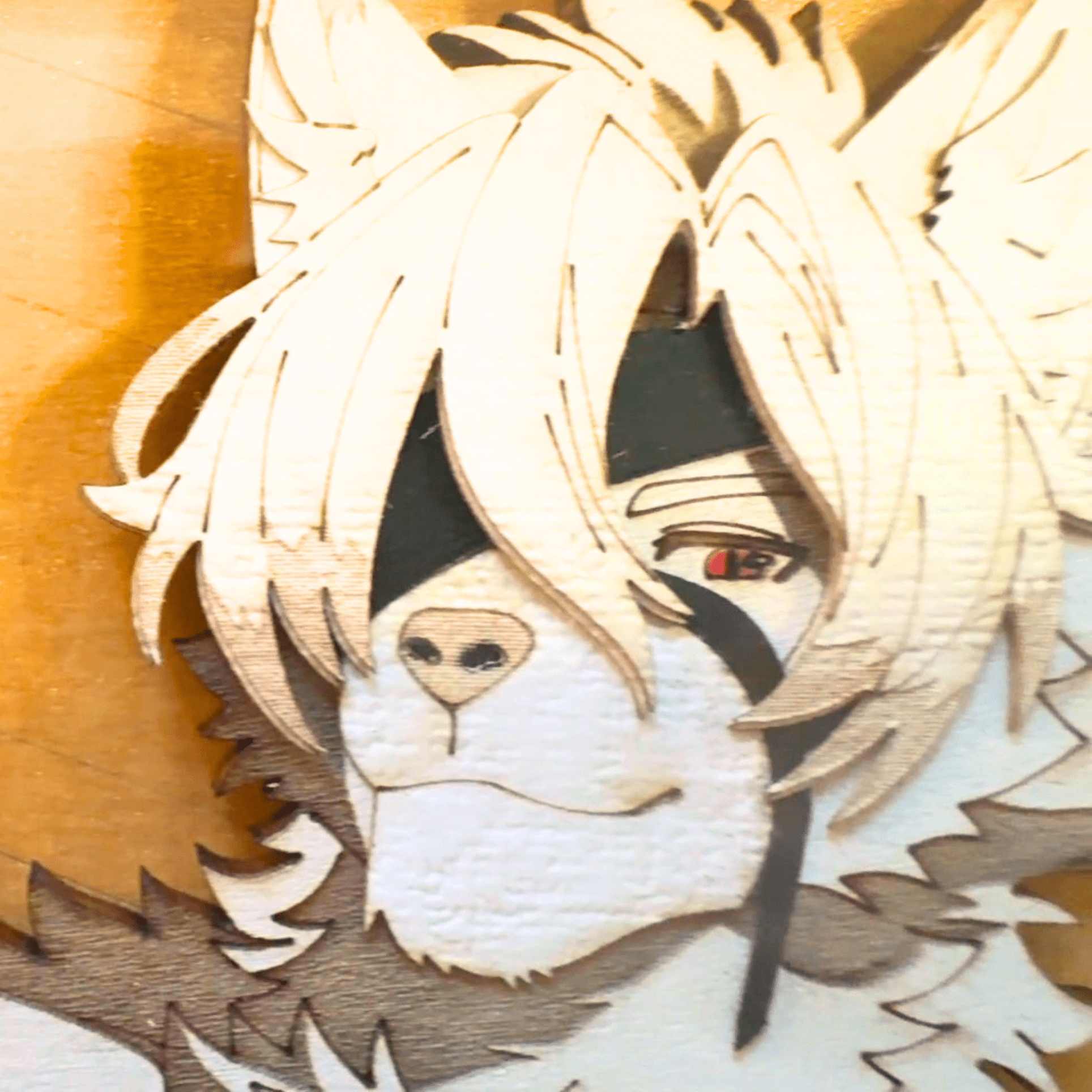 The Butler | 8x8 Furry Bara Shadowbox (ZZZ Von Lycaon Parody)