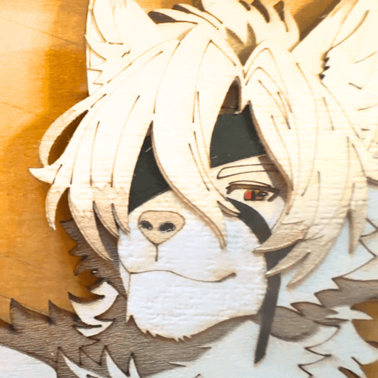 The Butler | 8x8 Furry Bara Shadowbox (ZZZ Von Lycaon Parody)