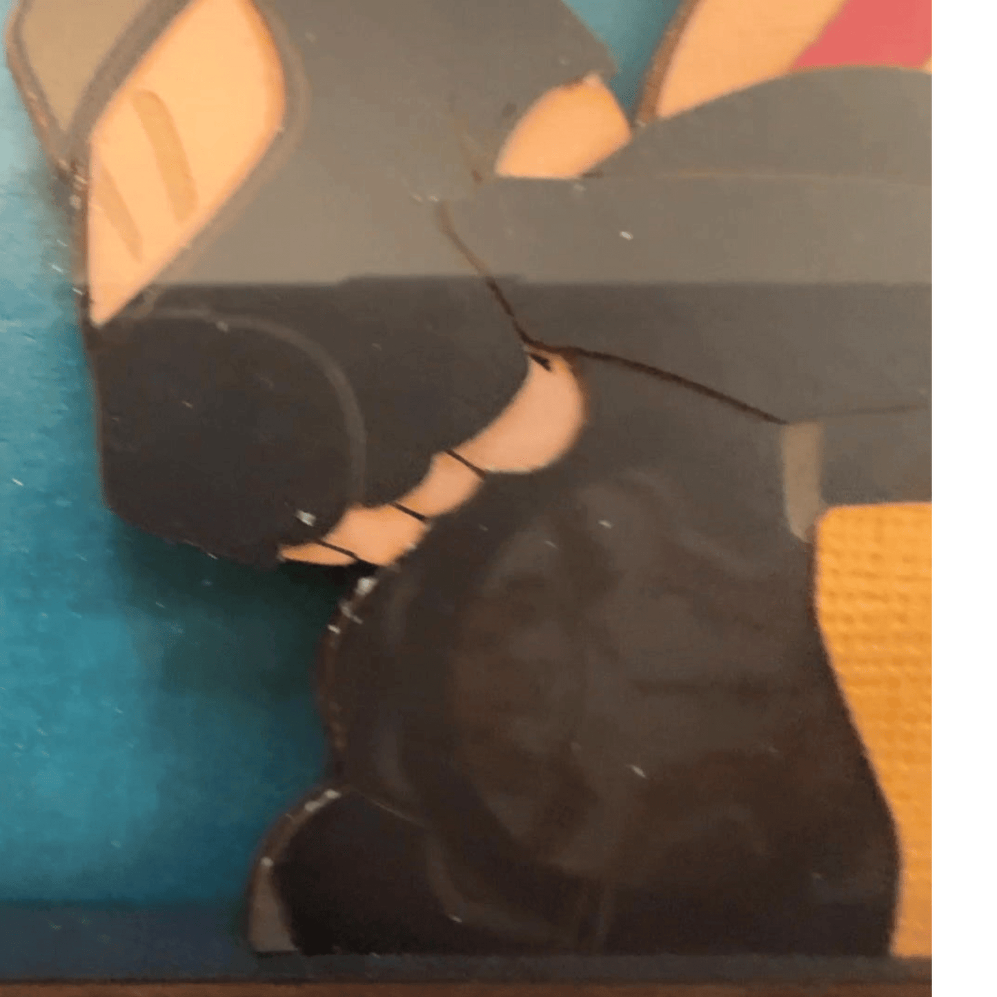 The Mechanic | 8x8 Erotic Gay Bara Shadowbox Art