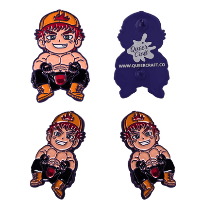 The Mechanic Bara Style Enamel Pin | Original Bara Pin Design